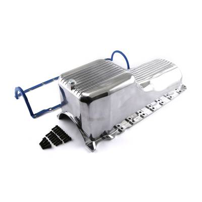Speedmaster - Speedmaster PCE300.1030.02 Polished Alum Oil Pan/Gasket Kit 80-85 Chevy SB