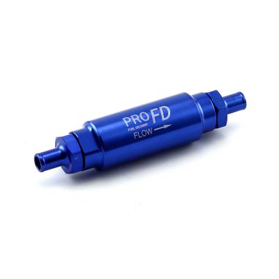 Speedmaster - Speedmaster PCE132.1009.02 Inline Billet Aluminum Fuel Filter 9/16-18 Male Blue