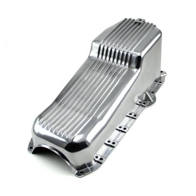 Speedmaster - Speedmaster PCE300.1031.01 RH Dipstick 1Pc RMS Alum Oil Pan 86-Up Chevy SBC 350
