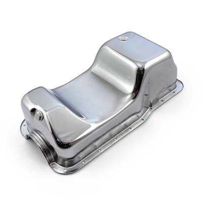 Speedmaster - Speedmaster PCE300.1067.02 Fox Body Dual Sump Chrome Oil Pan Ford SB 289 302