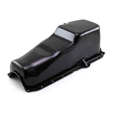 Speedmaster - Speedmaster PCE300.1051.02 Rear Sump RH 1Pc RMS Black Oil Pan for Chevy SBC 350