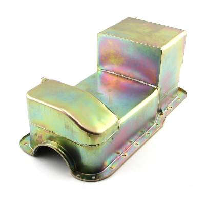 Speedmaster - Speedmaster PCE300.1008.01 Fox Body Fabricated Dual Sump Oil Pan for Ford SB