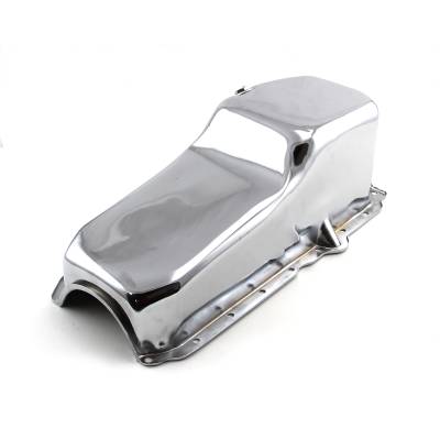 Speedmaster - Speedmaster PCE300.1051.03 Rear Sump RH 1Pc RMS Chrome Oil Pan for Chevy SBC 350