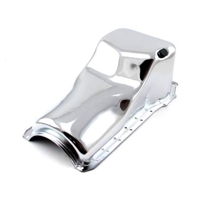 Speedmaster - Speedmaster PCE300.1041.02 Front Sump Chrome Oil Pan for Ford 302 351C Cleveland