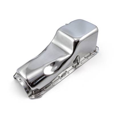 Speedmaster - Speedmaster PCE300.1040.02 Gen 4 Rear Sump 2Pc RMS Chrome Oil Pan for Chevy BBC