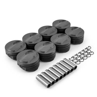 Speedmaster - Speedmaster PCE305.1110.08 Dome Top Forged Pistons 4.530" Chevy BBC 6.385" Rod