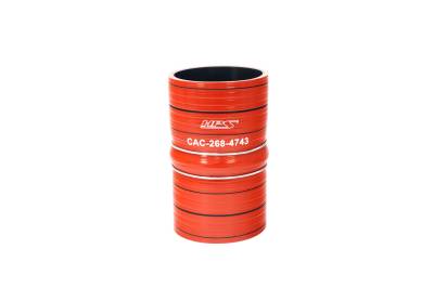 HPS Performance - HPS CAC-268-4743 Oil Resistant Silicone CAC Hump Hose 5-Ply 4" ID 7.5" Long