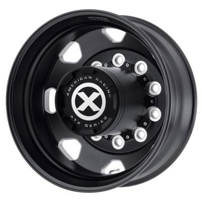 American Racing ATX Series - ATX Wheels AO40122910904 AO401 OCTANE 22.5x9 10x285.75 Satin Black/Milled