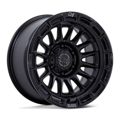 Black Rhino Hard Alloys - Black Rhino Wheels BR025 RIVAL 20x9 5x5.0 1mm Black/Black BR025MB20905001