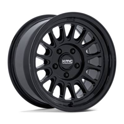 KMC - KMC Wheels KM733 IMPACT FFT 17x8.5 6x135 25mm Gloss Black KM733BX17856325