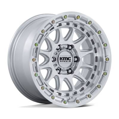 KMC - KMC Wheels KM556SD17855000 KM556 CRUX 17x8.5 5x5.0 0mm Silver/Machined