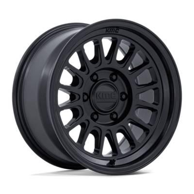 KMC - KMC Wheels KM733 IMPACT FFT 17x8.5 5x5.0 0mm Matte Black KM733MX17855000
