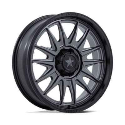 MSA Offroad Wheels - MSA Wheels M55 COMMANDER UTV 15x7 4x137/156 10mm Gunmetal/Black MA055AB15704A10