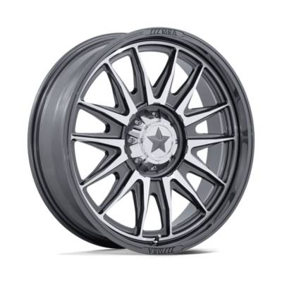 MSA Offroad Wheels - MSA Wheels M55 COMMANDER 15x7 4x137/156 10mm Platinum/Machined MA055AD15704A10