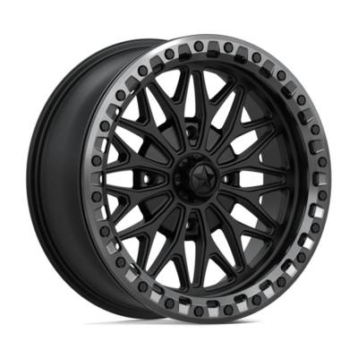 MSA Offroad Wheels - MSA Wheels MA53 BOLO BEADLOCK 15x7 4x110 38mm Black/Gunmetal MA053MA15704038
