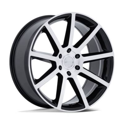 Petrol - Petrol Wheels PE007 P6E 22x9.5 6x5.5 25mm Black/Machined PE007BD22956825