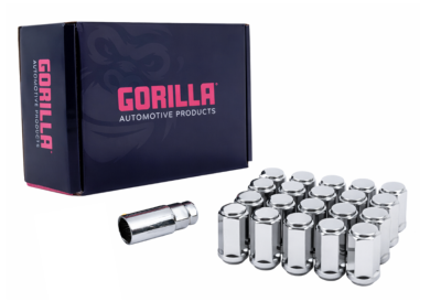 Gorilla Automotive - Gorilla K5LT19-14150GR Wheel Lug Nut Set 20pc M14x1.5 Chrome Hex Duplex Acorn