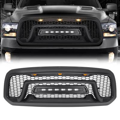 AMERICAN MODIFIED - AMERICAN MODIFIED AMDEBA00101 Armor Grille w/LED Off-Road Lights