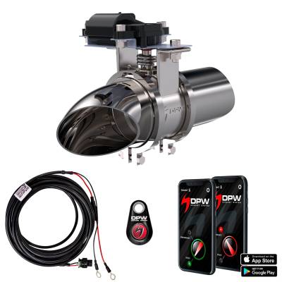 DPW - DPW 30204 DPW Electric Exhaust Cutout 25" Single Kit 30204
