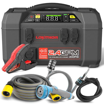 Lokithor - Lokithor AW401 5-In-1 2500A 12V Jump Starter 74Wh