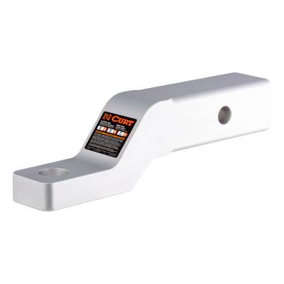 CURT - CURT 45380 Aluminum Ball Mount 2" Shank 8000 lbs 2" Drop 8.5" Long