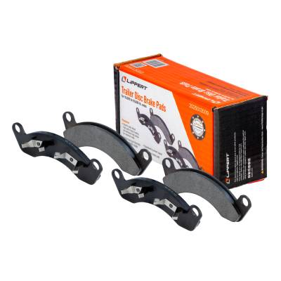 CURT - CURT Manufacturing 2025013509 Trailer Disc Brake Pads 10000-16000lb. Axles 4Pc