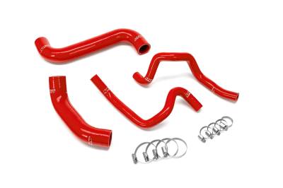 HPS Performance - HPS 57-2302-RED High Temp Silicone Radiator Heater Hose for 04 Subaru WRX Sti