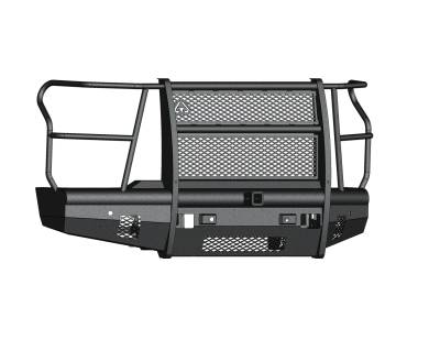 Road Armor - Road Armor 3242VF26B Vaquero Non-Winch Full Guard Front Bumper 24+ Silverado HD
