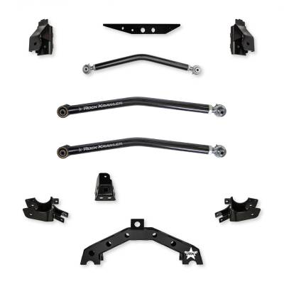 Rock Krawler - Rock Krawler JKX2LAR-UPG X-Factor X2 Rear LA 3-Link Upgrade for Wrangler JK/JKU