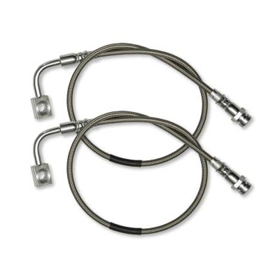 Rock Krawler - Rock Krawler RK02038 FR SS Brake Long Travel Lines for 07-18 Wrangler JK 2/4DR