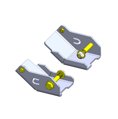 Clayton Off Road - Clayton COR-4110010 Rear Lower CA Bracket Skid Plate for 20+ Gladiator JT