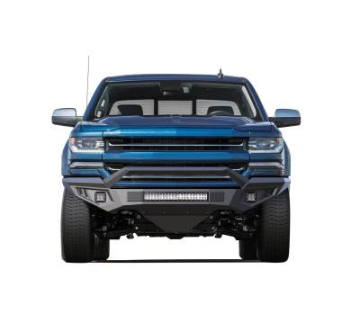 Black Horse Off Road - Black Horse Off Road AFB-SI18-K1 Armour II HD Front Bumper 16-18 Silverado 1500