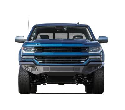 Black Horse Off Road - Black Horse Off Road AFB-SI18-BU Armour II Heavy Duty Front Bumper