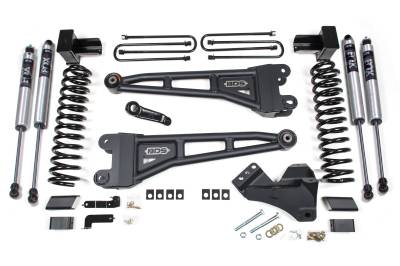 BDS Suspension - BDS Suspension BDS1224H NX2 4" Radius Arm Lift Kit for 20-22 Ford F450 SD 4WD