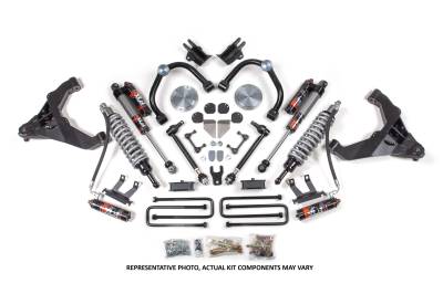 BDS Suspension - BDS Suspension BDS724PES FOX 2.5 Elite Coilover Kit for 11-19 GM 2500/3500 HD