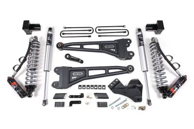 BDS Suspension - BDS Suspension BDS1224PPS FOX 4" Lift w/Radius Arm Rear Block for 20-22 F450 4WD