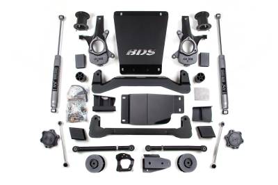 BDS Suspension - BDS Suspension BDS905H NX2 4.5" Suspension Lift Kit for 07-14 Chevy/GMC 1500 4WD