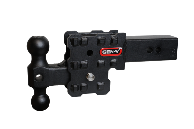 GEN-Y Hitch - GEN-Y Hitch GH-2412X 2.5" Solid Shank 2.5" Drop 1.6K 16K Hitch/GH-051 Dual-Ball
