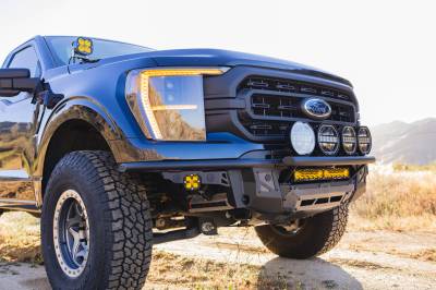 DV8 Offroad - DV8 Offroad FBFF1-13 Front Tube Bumper for 21-23 Ford F150