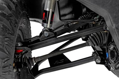 Rough Country Suspension Systems - Rough Country 2093BLK Alum Control Arms w/2" Forward Offset for Pioneer 1000-6