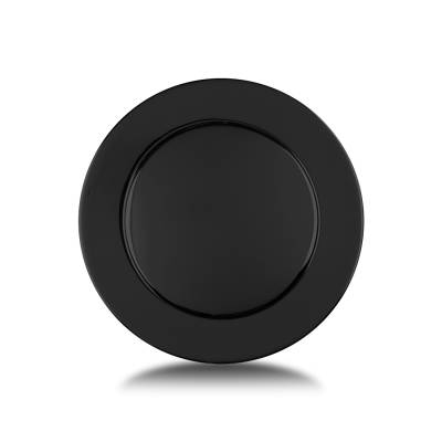 Lokar - Lokar 3228 Billet Aluminum Single Contact Black Full Cover Wheel Horn Button