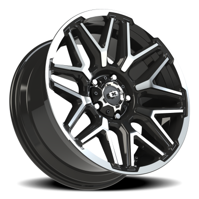 Vision Wheel - Vision Wheel 305-2985GBMFL12 305 Rekluse 20x9 5x5.5 12mm Gloss Black/Machined