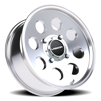 Vision Wheel - Vision Wheel 56-177156P44 56 Midway 17x7 4x156 13mm Polished