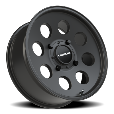 Vision Wheel - Vision Wheel 56 Midway 17x7 4x156 13mm Satin Black 56-177156SB44