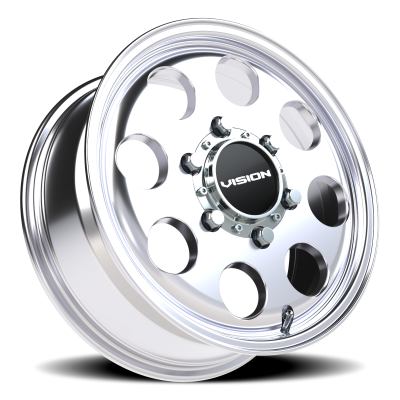 Vision Wheel - Vision Wheel 56-156655P55 56 Midway 15x6 6x5.5 50mm Polished