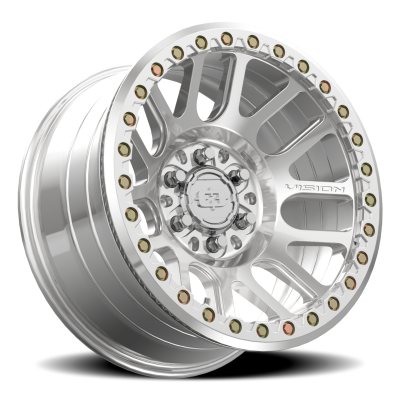 Vision Wheel - Vision Wheel 111FBL8936PPR-12 111BL Nemesis Beadlock 18x9 6x135 -12mm Polished