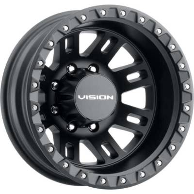 Vision Wheel - Vision Wheel 408A7680SBR 408 Manx 2 17x6.5 8x200 -143mm Satin Black