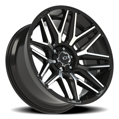 Vision Wheel - Vision Wheel 305-22083GBMF-19 305 Rekluse 22x10 6x5.5 -19mm Black/Machined