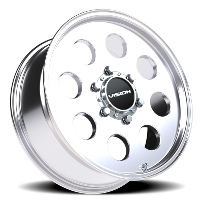 Vision Wheel - Vision Wheel 56-177655P54 56 Midway 17x7 6x5.5 38mm Polished