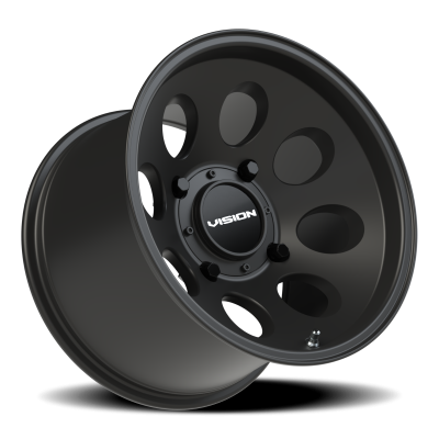 Vision Wheel - Vision Wheel 56-151136SB5 56 Midway 15x10 4x136 -10mm Satin Black